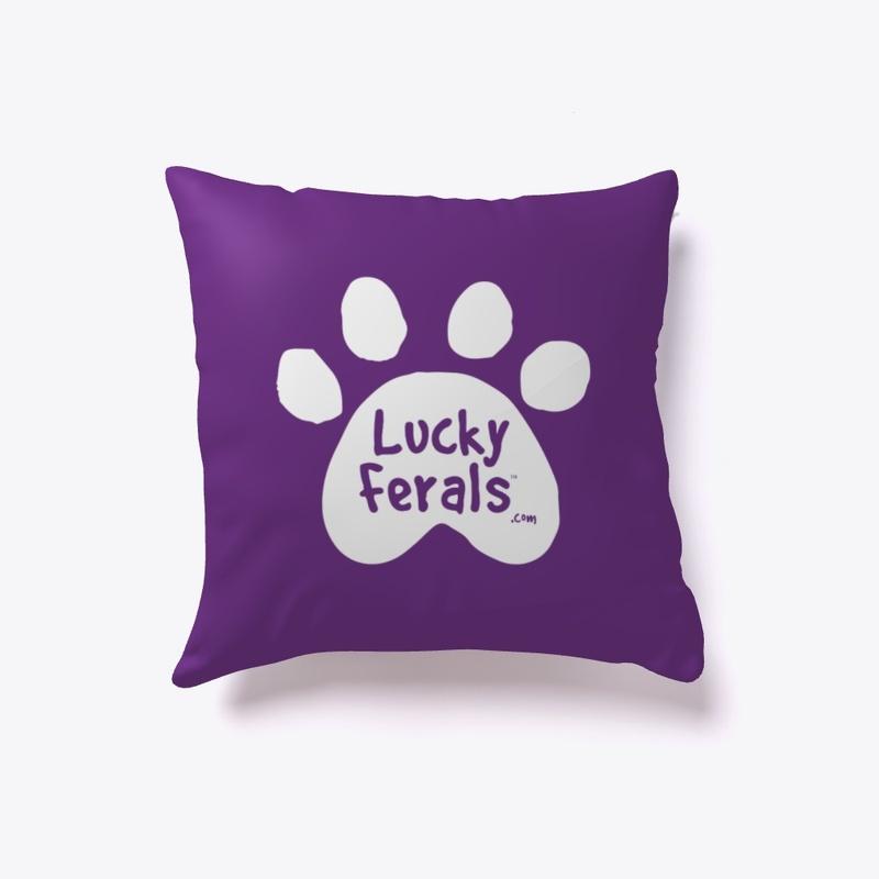 Lucky Ferals Paw Print Logo