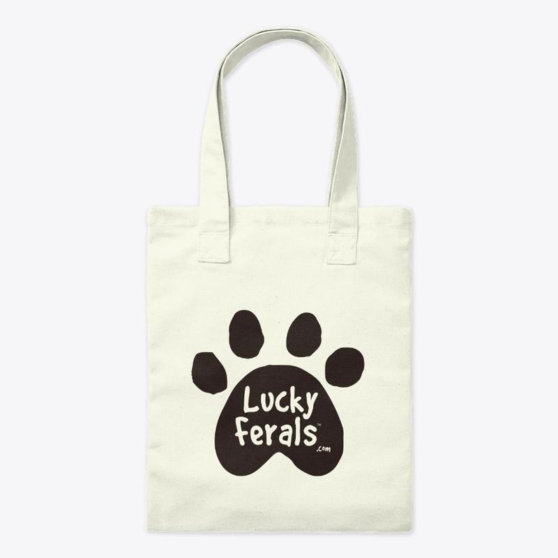 Lucky Ferals Paw Print Logo