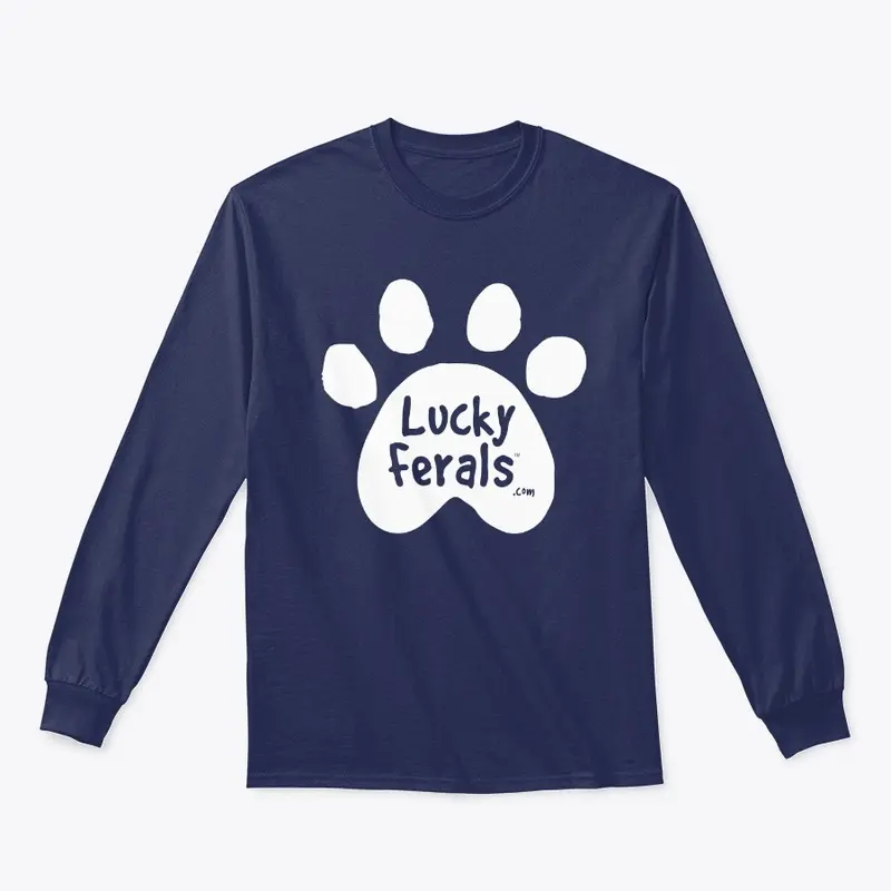 Lucky Ferals Paw Print Logo