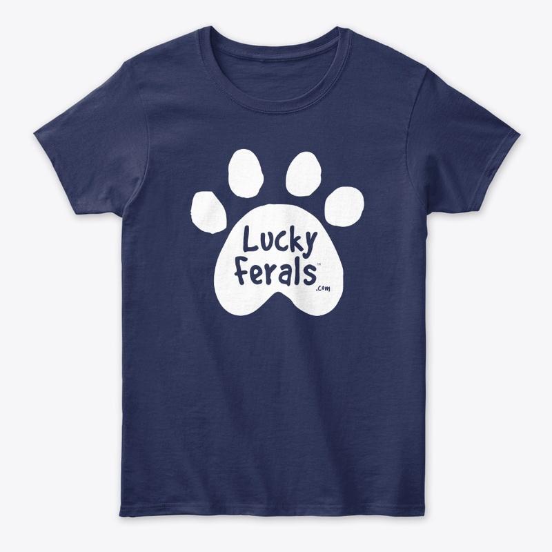 Lucky Ferals Paw Print Logo