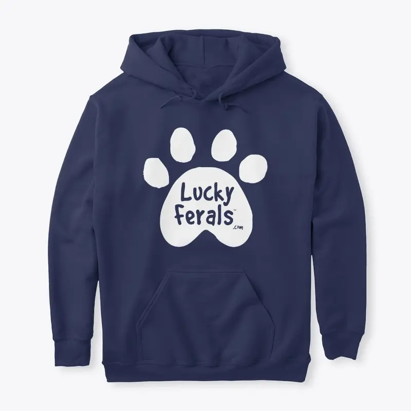 Lucky Ferals Paw Print Logo